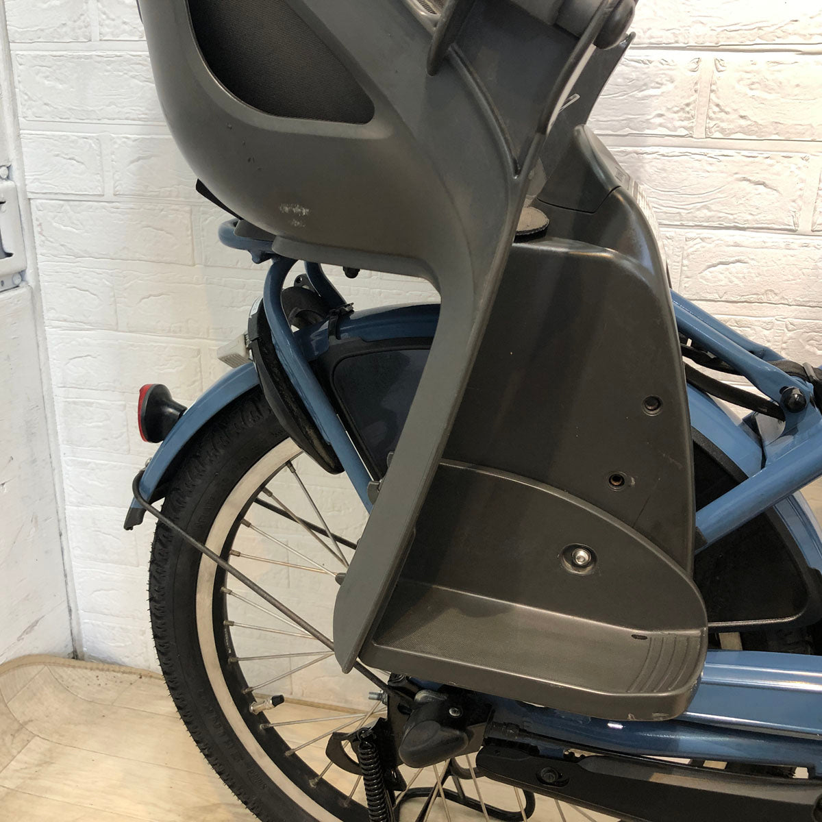 中古電動自転車 ブリヂストン bikke MOB dd ビッケ モブ dd ブルー 前24×後20インチ YA096