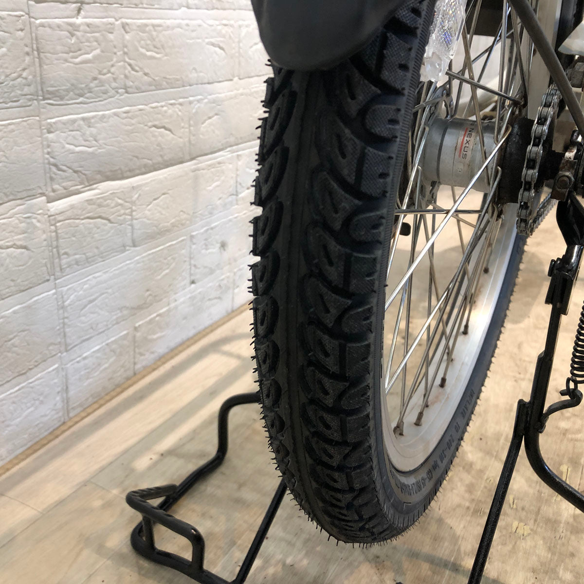 中古電動自転車 パナソニック ギュット ミニ DX ホワイト 20インチ YA097