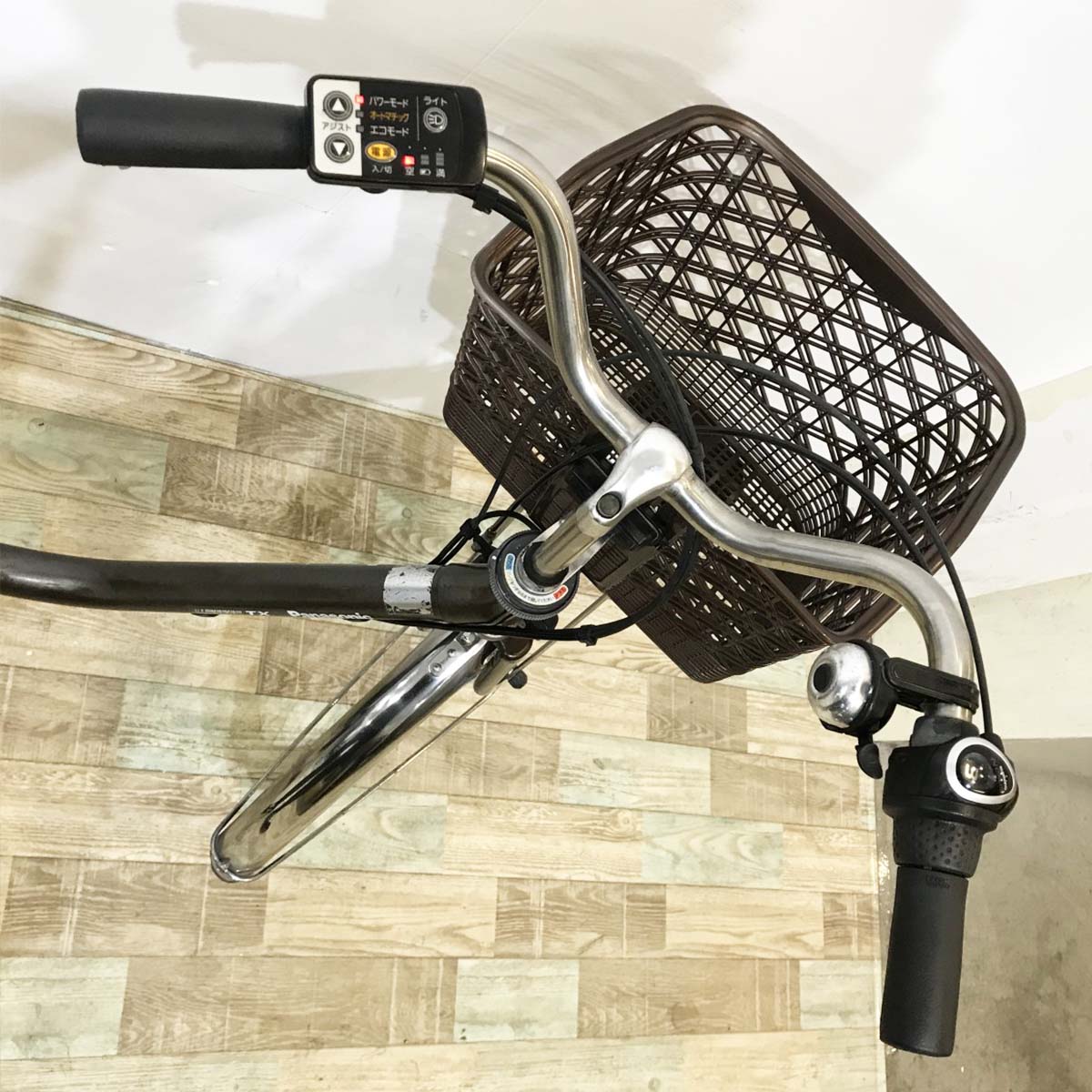 中古電動自転車 パナソニック ビビTX ブラウン 26インチ KJ088