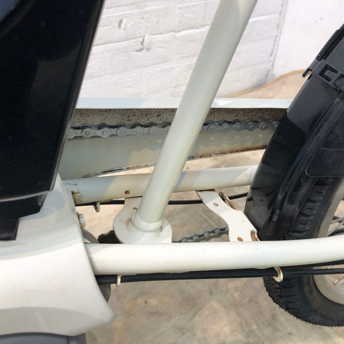 中古電動自転車 パナソニック ギュット ミニ DX ホワイト 20インチ YA097