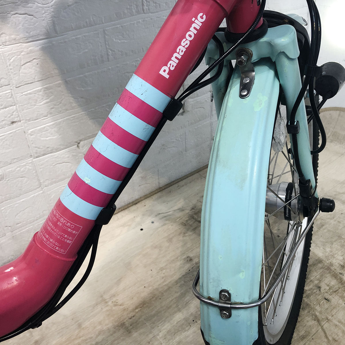中古電動自転車 パナソニック ギュットミニDX ピンク 20インチ YG015