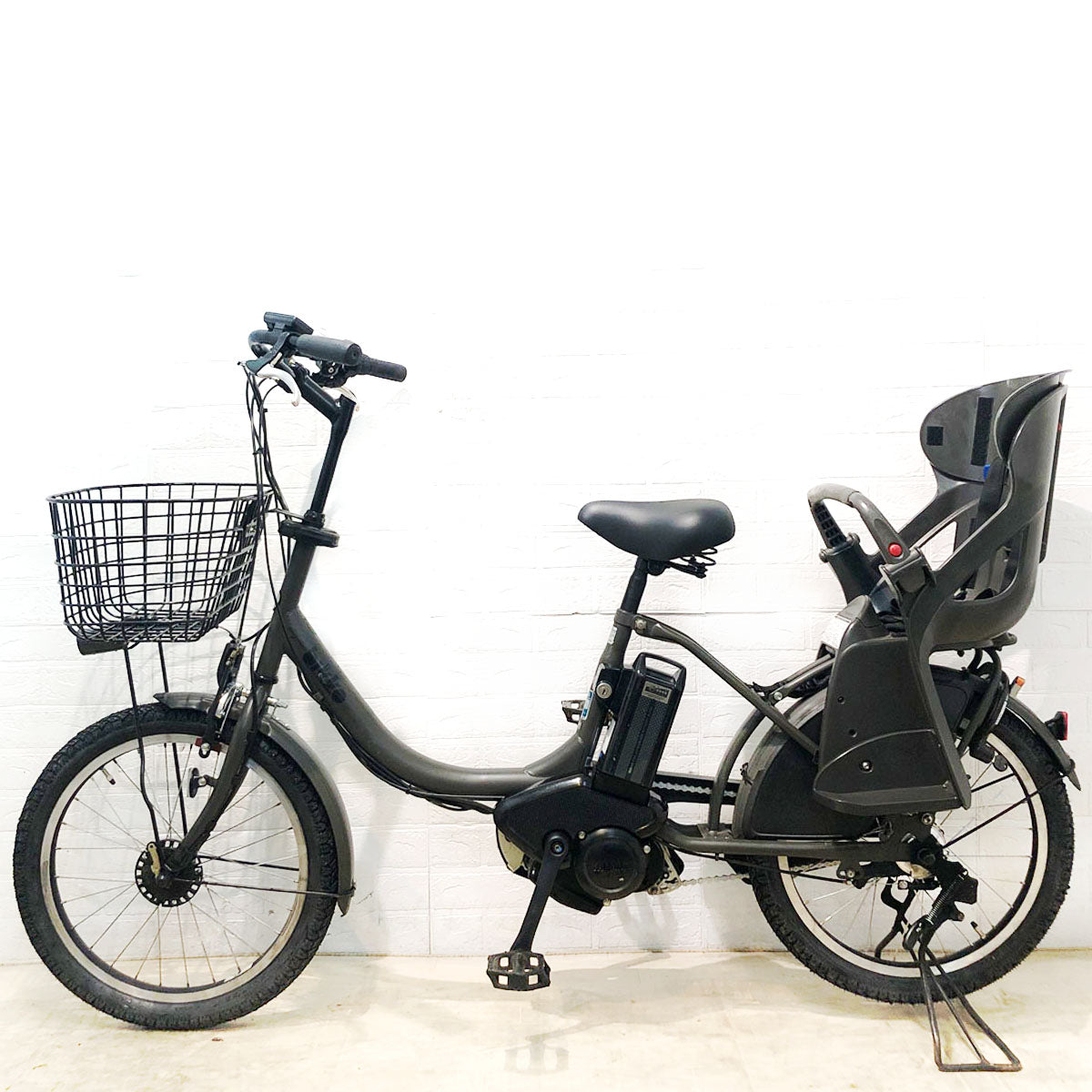 中古電動自転車 ブリヂストン bikke e ビッケ イー グレー 20インチ YA098  