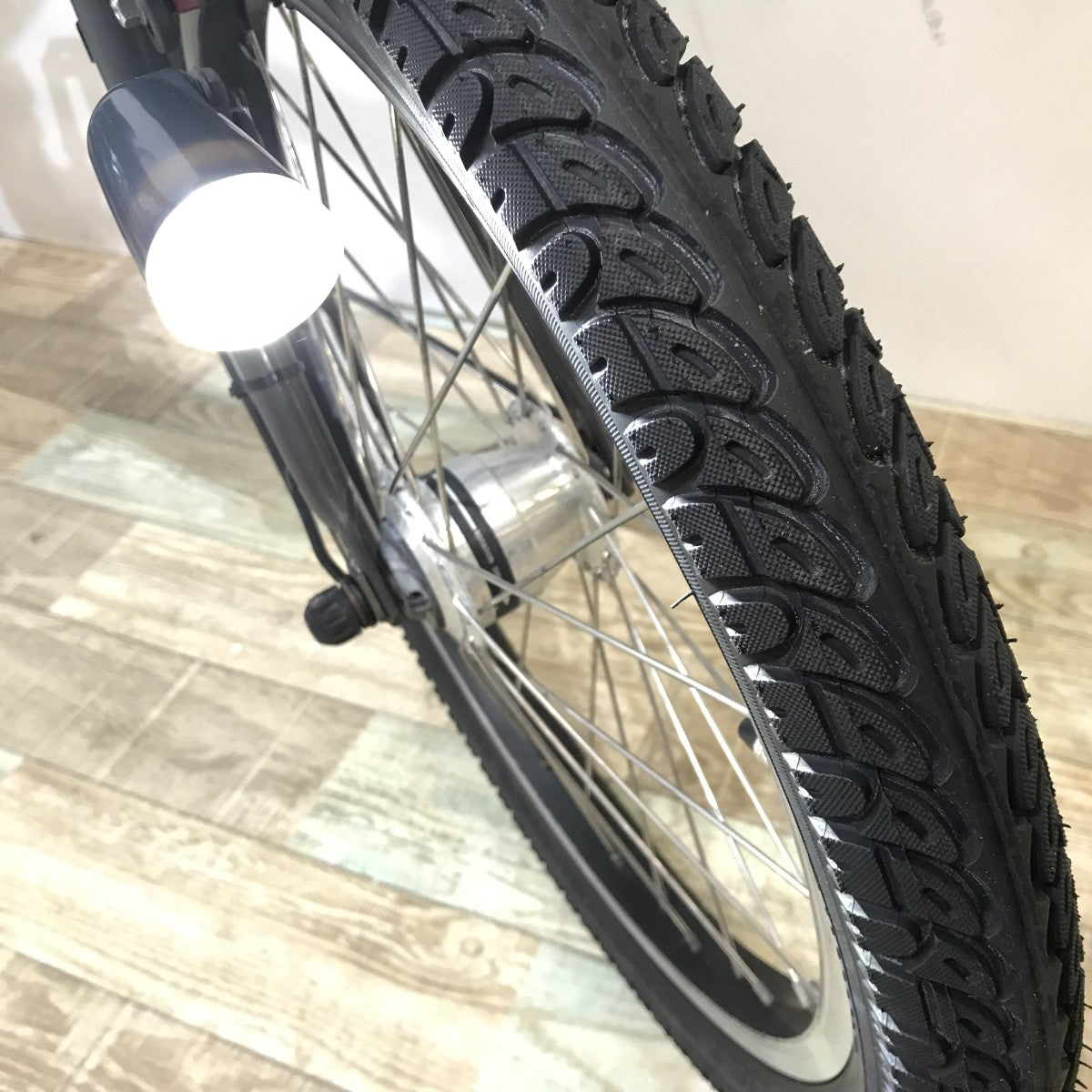 中古電動自転車 ブリヂストン ビッケポーラーe グレー 20インチ KJ089