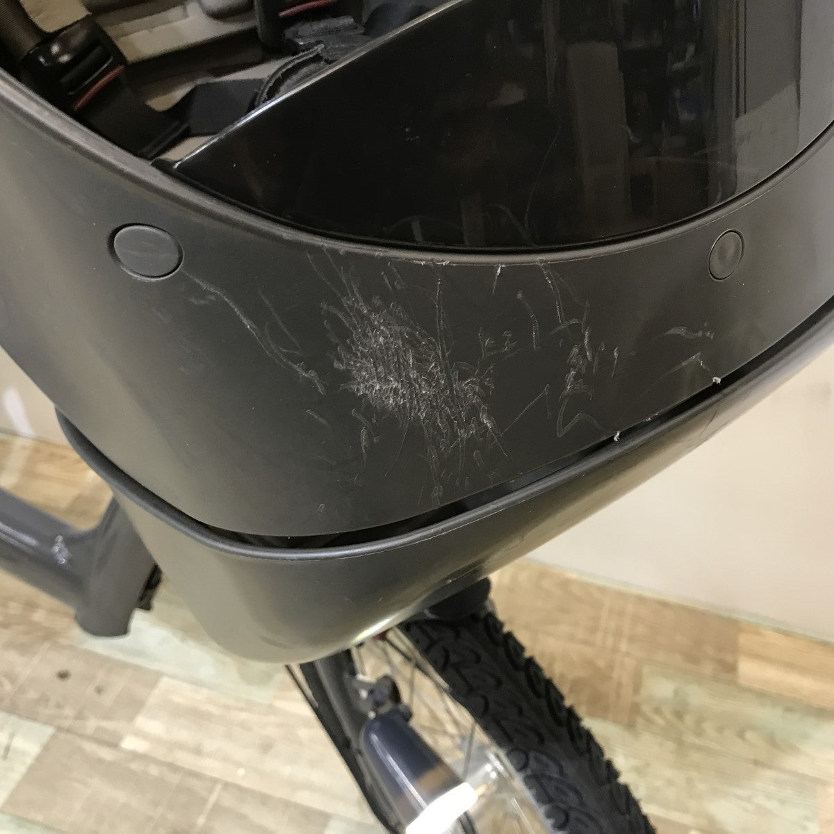中古電動自転車 ブリヂストン ビッケポーラーe グレー 20インチ KJ089