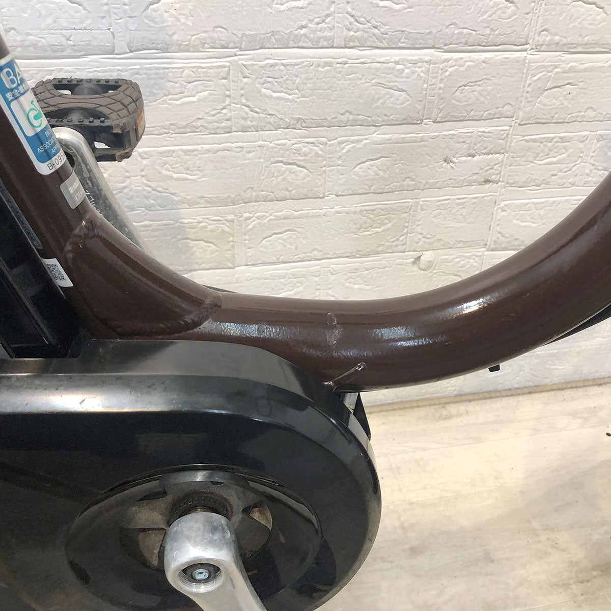 中古電動自転車 ブリヂストン アシスタリチウムDX ブラウン 26インチ YG016