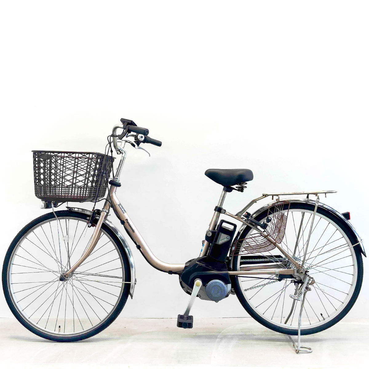 中古電動自転車 パナソニック ビビTX ピンク 26インチ YJ036