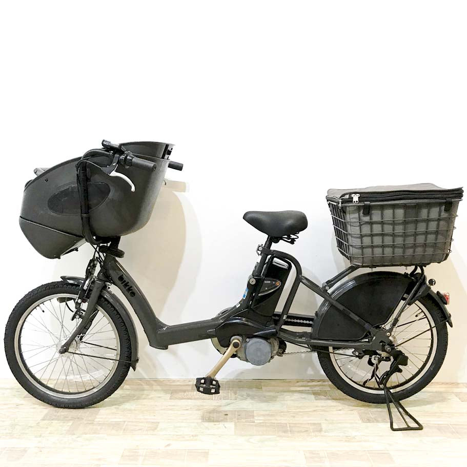 中古電動自転車 ブリヂストン ビッケポーラーe グレー 20インチ KJ089