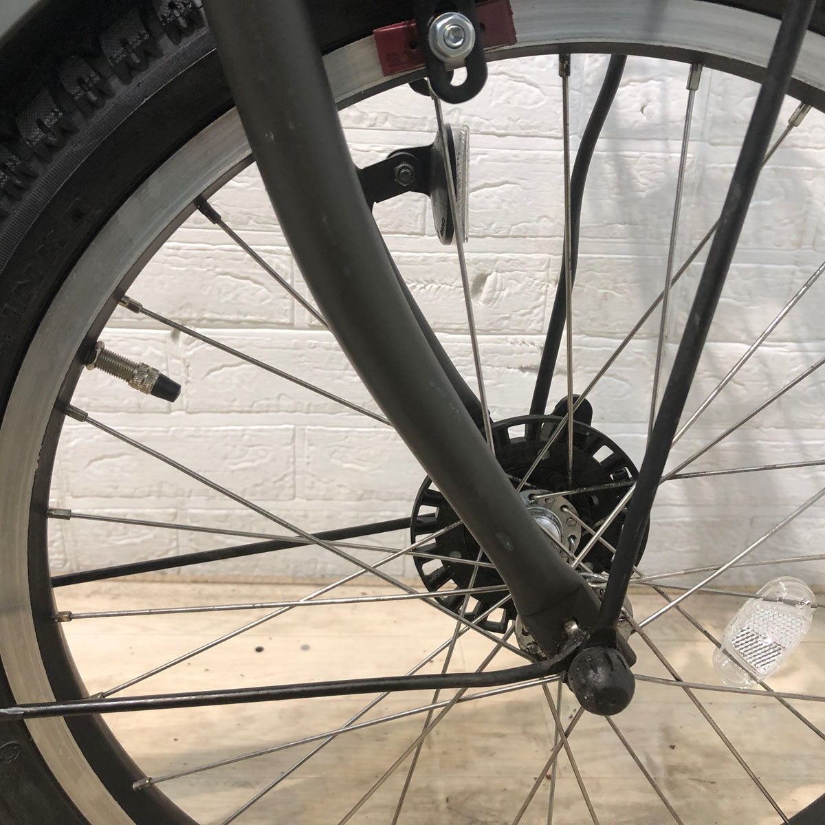 中古電動自転車 ブリヂストン bikke e ビッケ イー グレー 20インチ YA098  