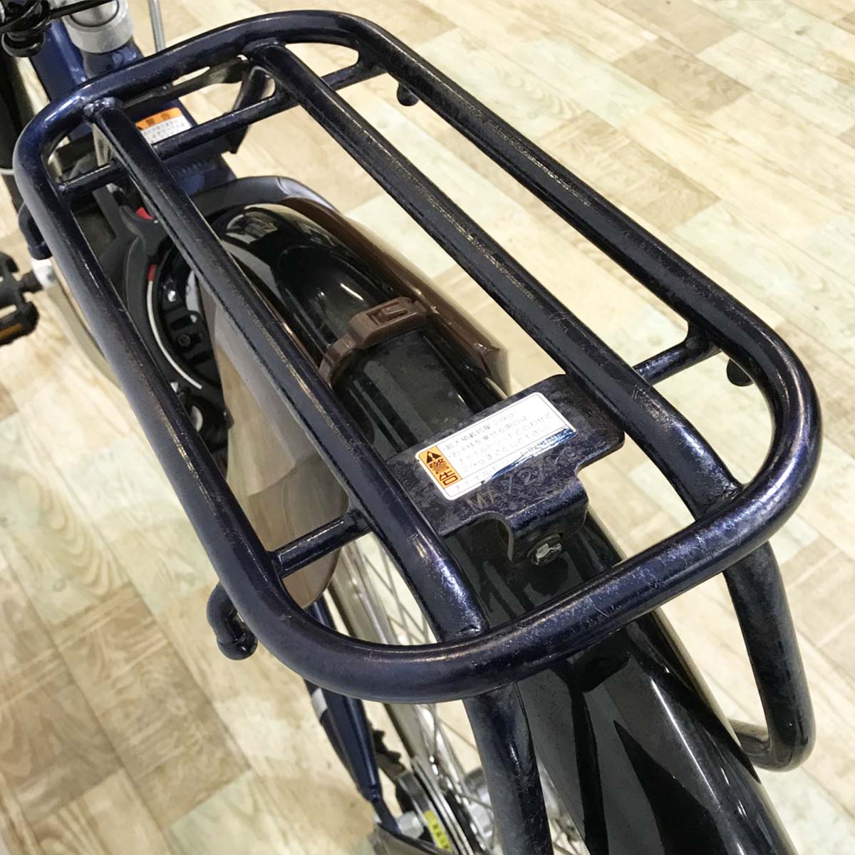中古電動自転車 ヤマハ PAS ウィズ ネイビー 26インチ KJ090