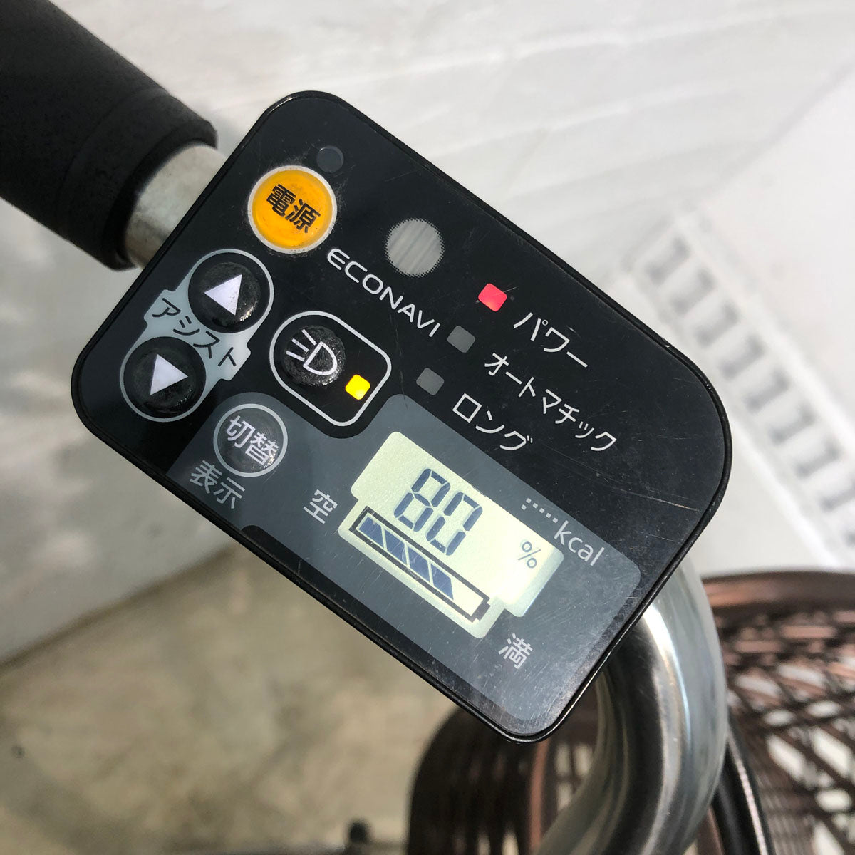 中古電動自転車 パナソニック ビビ DX ブラウン 26インチ YA099