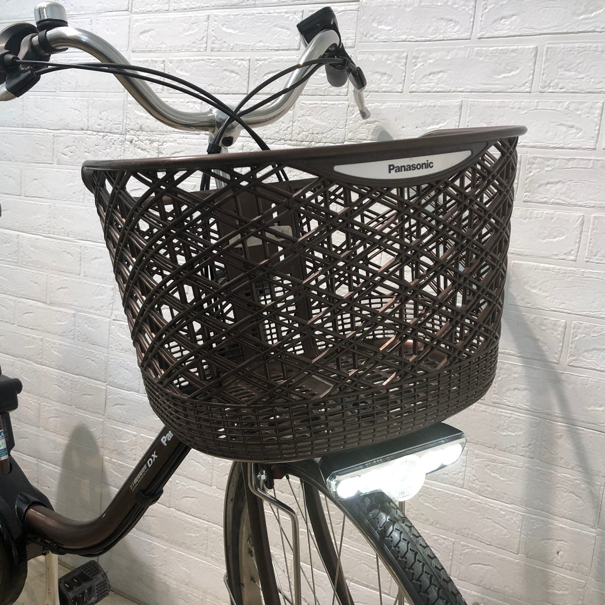 中古電動自転車 パナソニック ビビ DX ブラウン 26インチ YA099