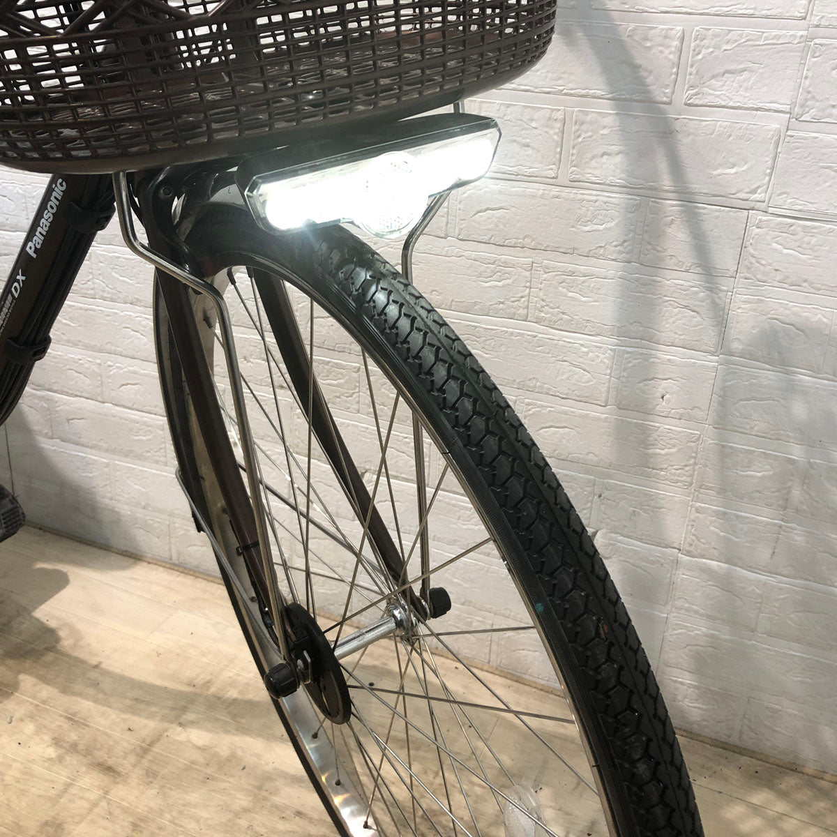 中古電動自転車 パナソニック ビビ DX ブラウン 26インチ YA099