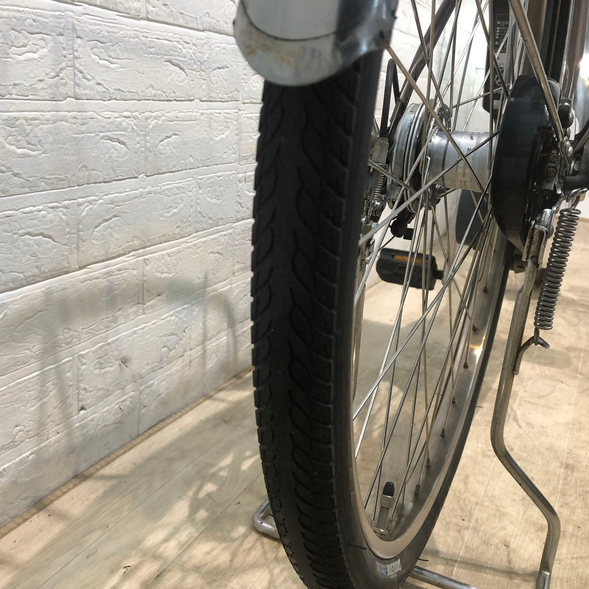 中古電動自転車 パナソニック ビビ DX ブラウン 26インチ YA099