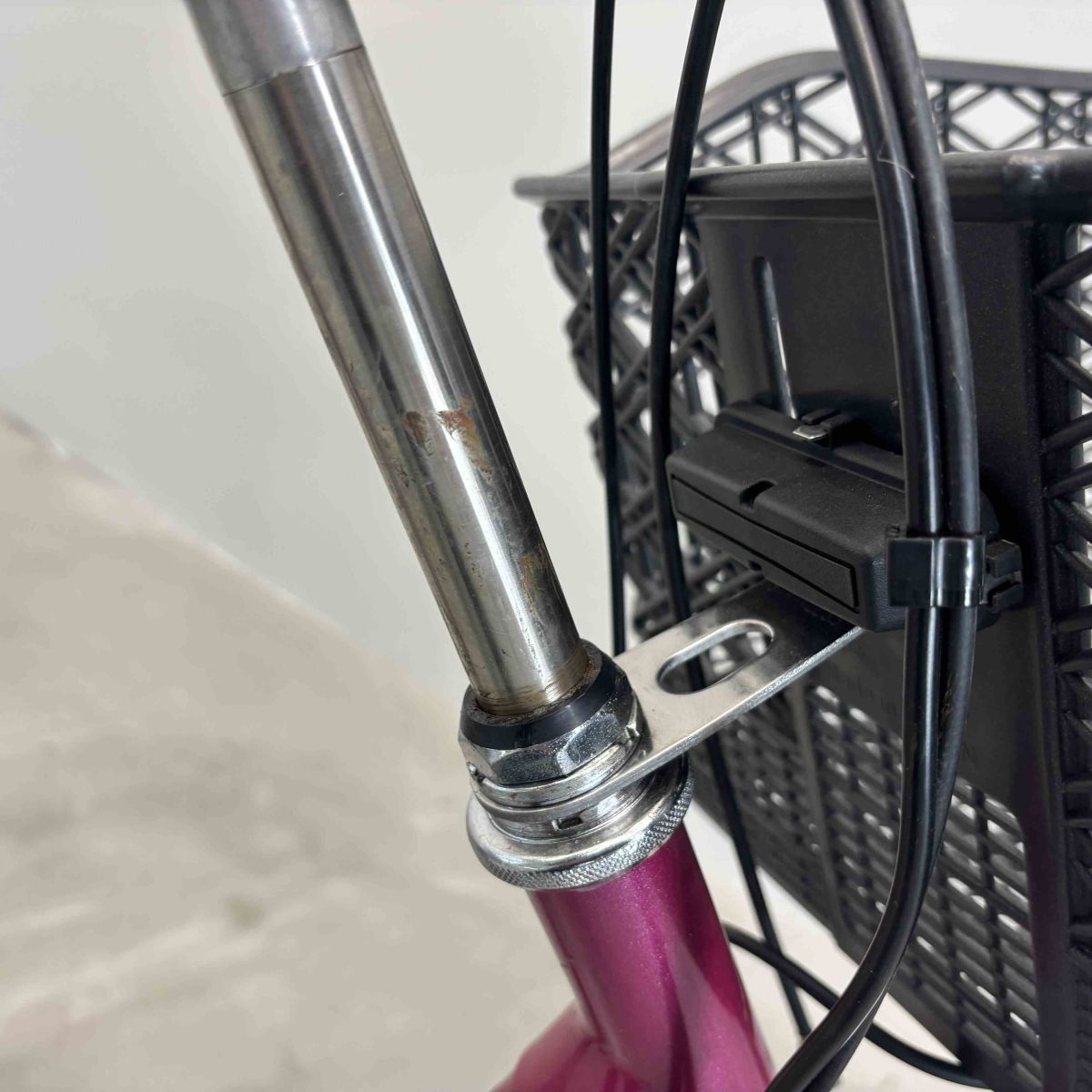 中古電動自転車 パナソニック ビビSS20 ピンク 20インチ YJ037