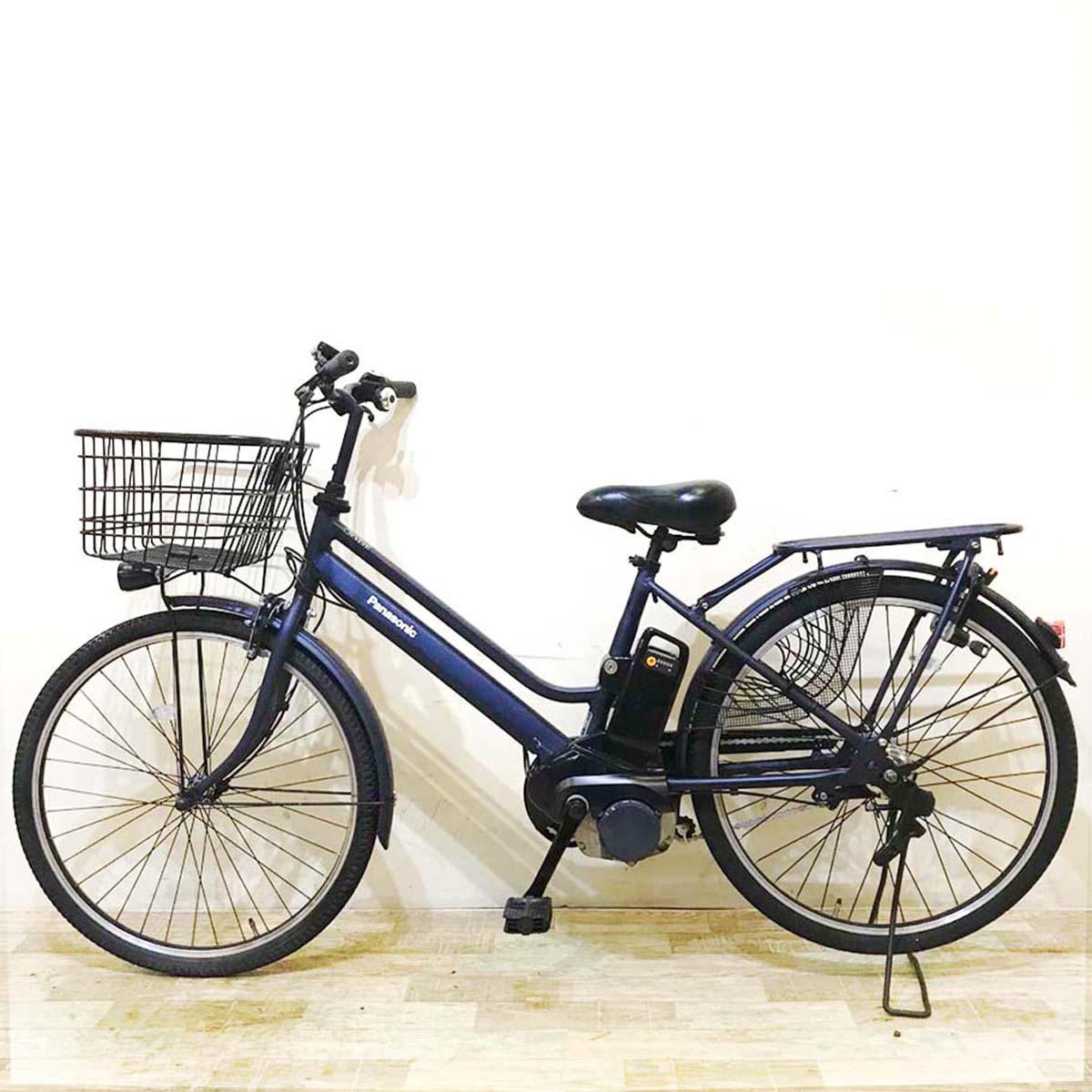 中古電動自転車 パナソニック TIMO S ティモ S ネイビー 26インチ