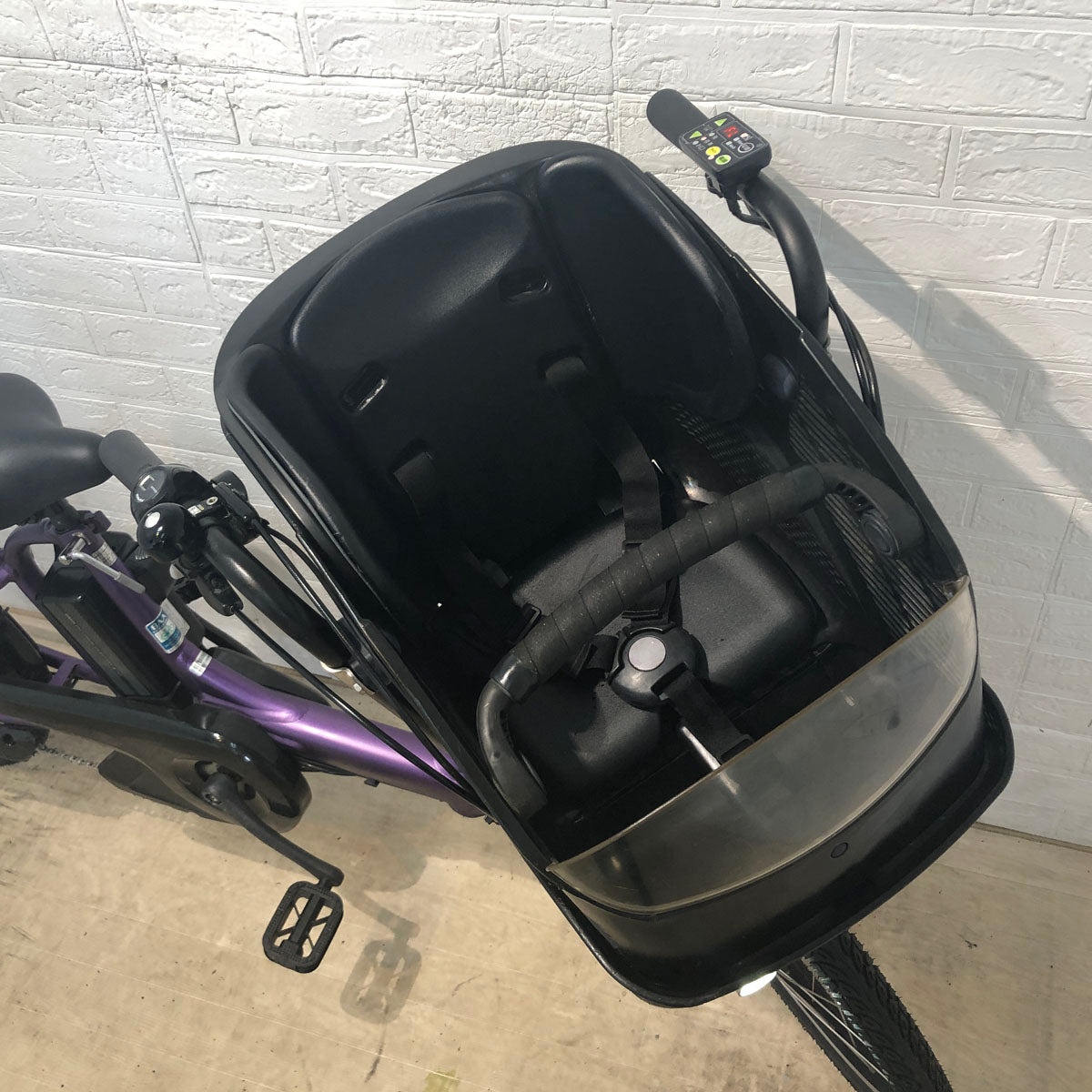 ヤマハ PAS Kiss mini パス キッス ミニ パープル 20インチ YU010 【中古車】