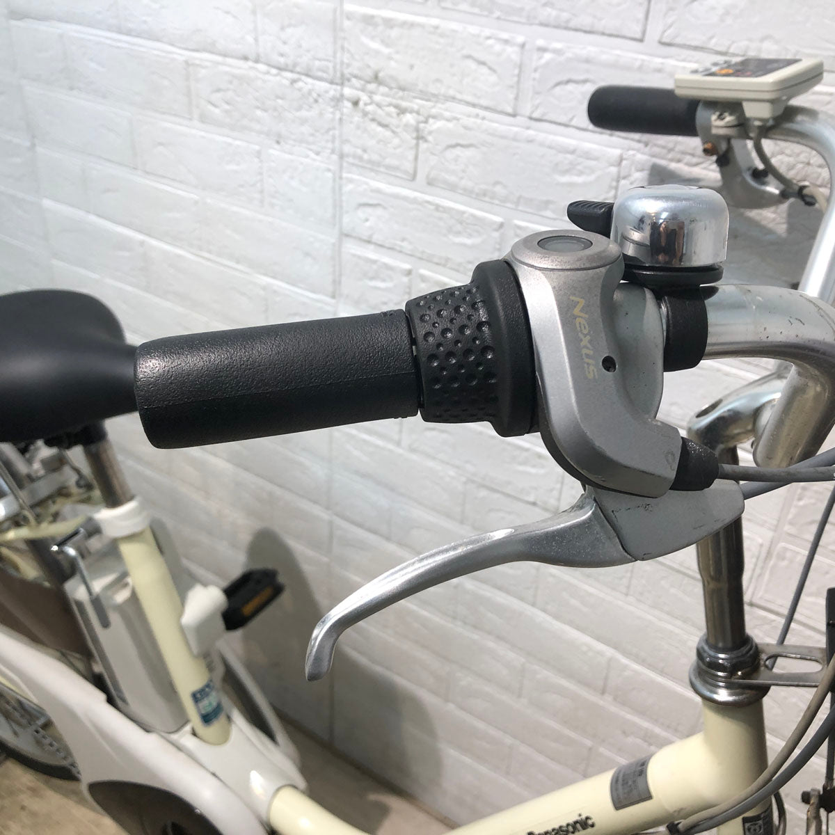 中古電動自転車 パナソニック ビビ NX アイボリーホワイト 26インチ YA100