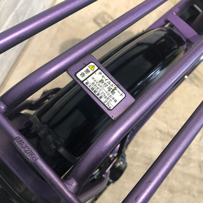 ヤマハ PAS Kiss mini パス キッス ミニ パープル 20インチ YU010 【中古車】