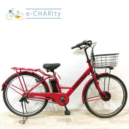 ブリヂストン ステップクルーズ（デュアルドライブ） レッド 26インチ KJ092 【中古車】