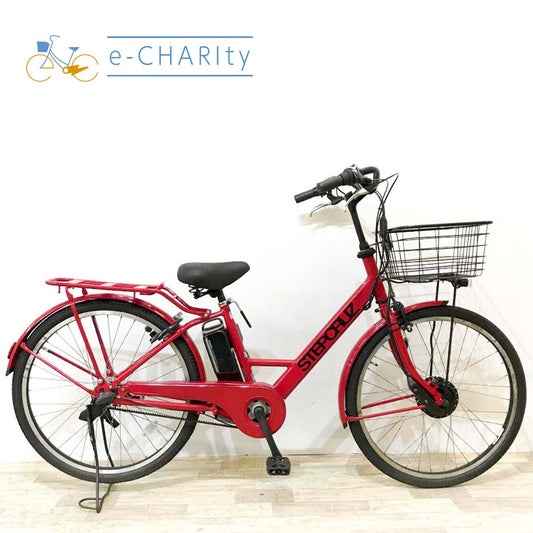 ブリヂストン ステップクルーズ（デュアルドライブ） レッド 26インチ KJ092 【中古車】