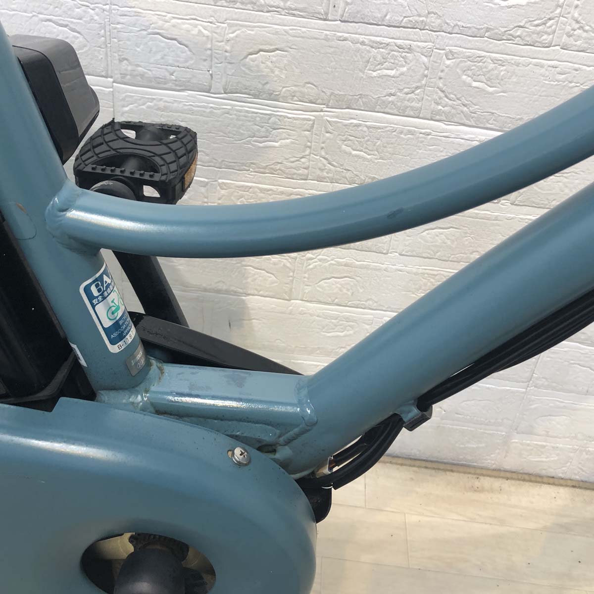 中古電動自転車 ブリヂストン アシスタポルク グリーン 26インチ YG019