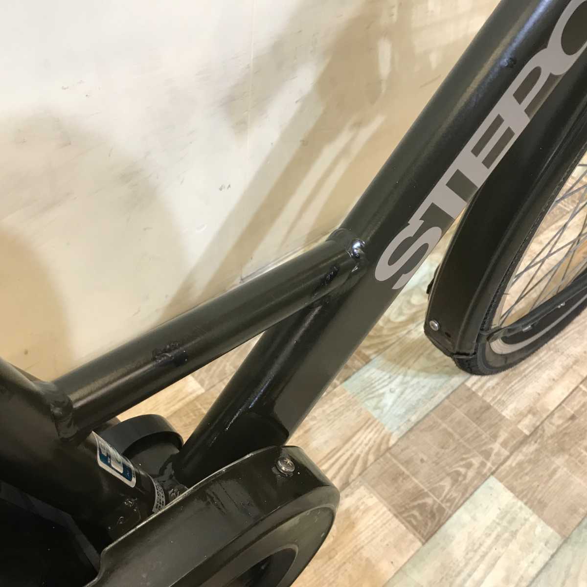 ブリヂストン ステップクルーズ e カーキ 26インチ KQ137 【中古車】