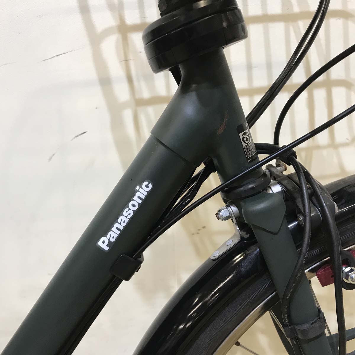 中古電動自転車 パナソニック ギュット DX カーキ 前22×後26インチ