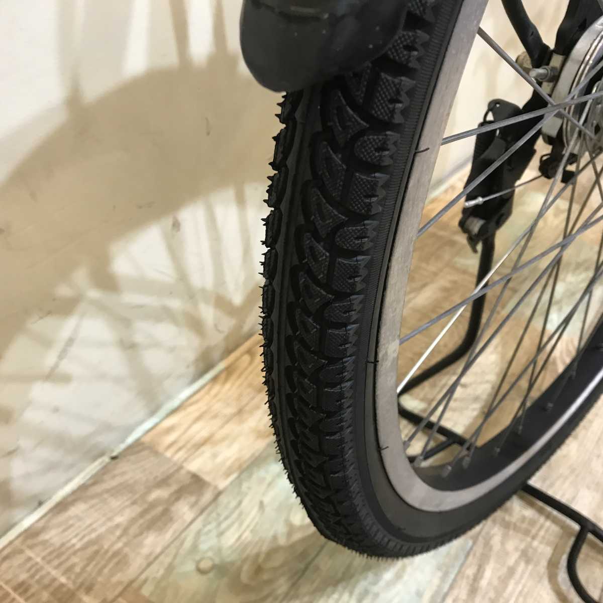 ブリヂストン ステップクルーズ e カーキ 26インチ KQ137 【中古車 