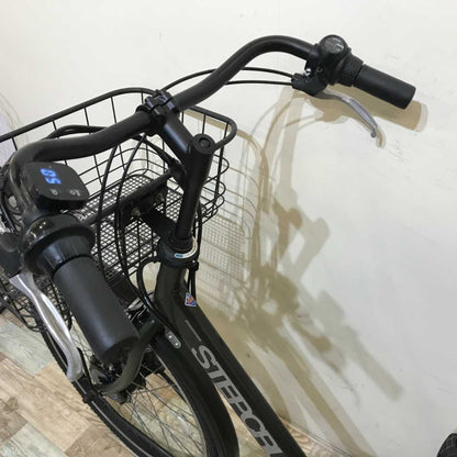 ブリヂストン ステップクルーズ e カーキ 26インチ KQ137 【中古車】