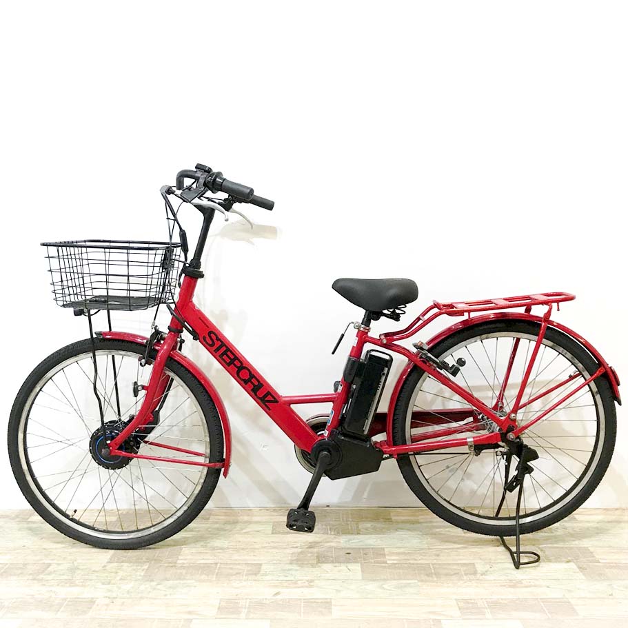 ブリヂストン ステップクルーズ（デュアルドライブ） レッド 26インチ KJ092 【中古車】