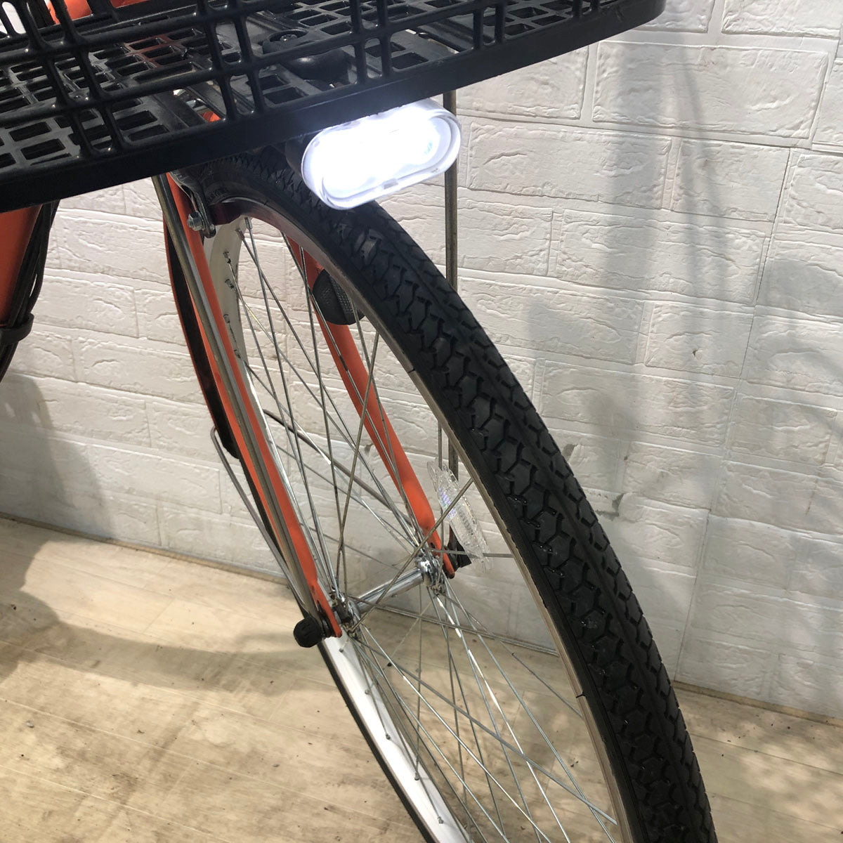 中古電動自転車 ブリヂストン アシスタ ベーシック オレンジ 26インチ YA102