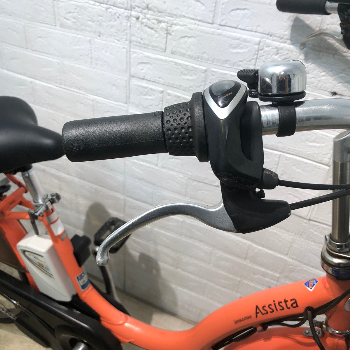 中古電動自転車 ブリヂストン アシスタ ベーシック オレンジ 26インチ YA102