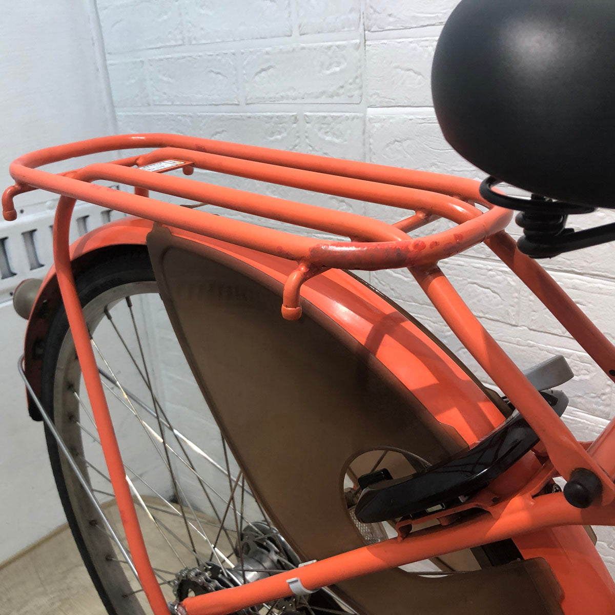 中古電動自転車 ブリヂストン アシスタ ベーシック オレンジ 26インチ YA102