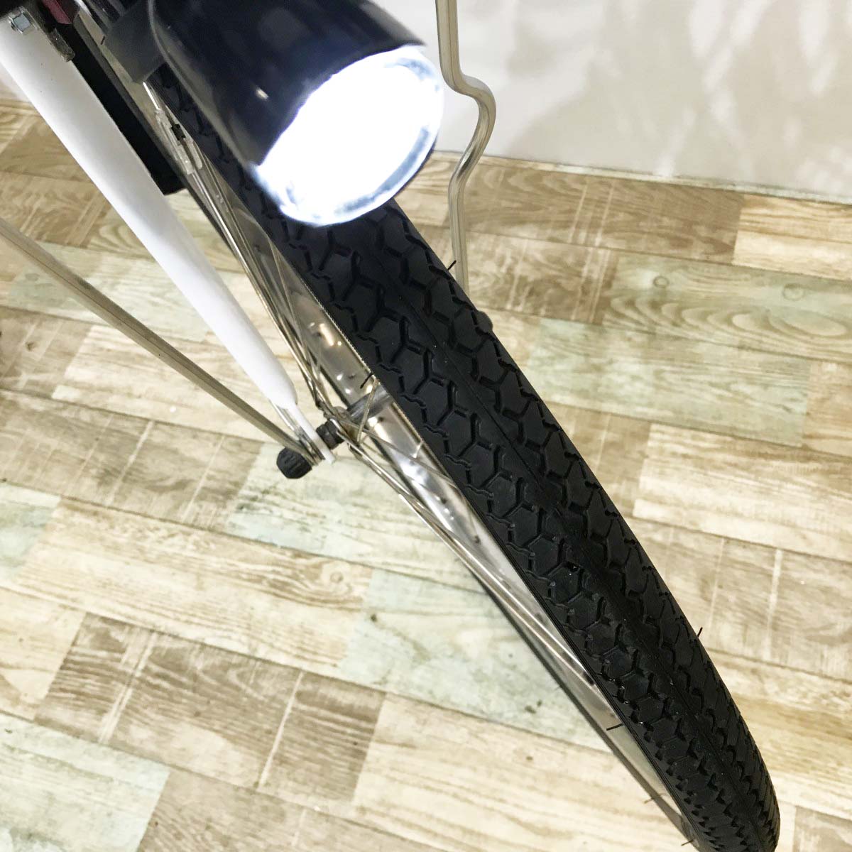 中古電動自転車 ヤマハ PAS ウィズ ホワイト 24インチ KJ093