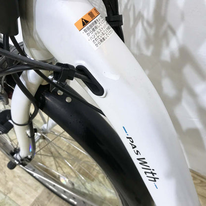 ヤマハ PAS ウィズ ホワイト 24インチ KJ093 【中古車】