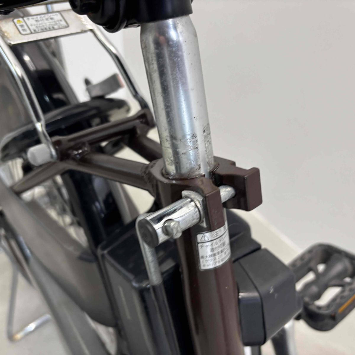 中古電動自転車 ヤマハ PAS チア ブラウン 24インチ YJ040