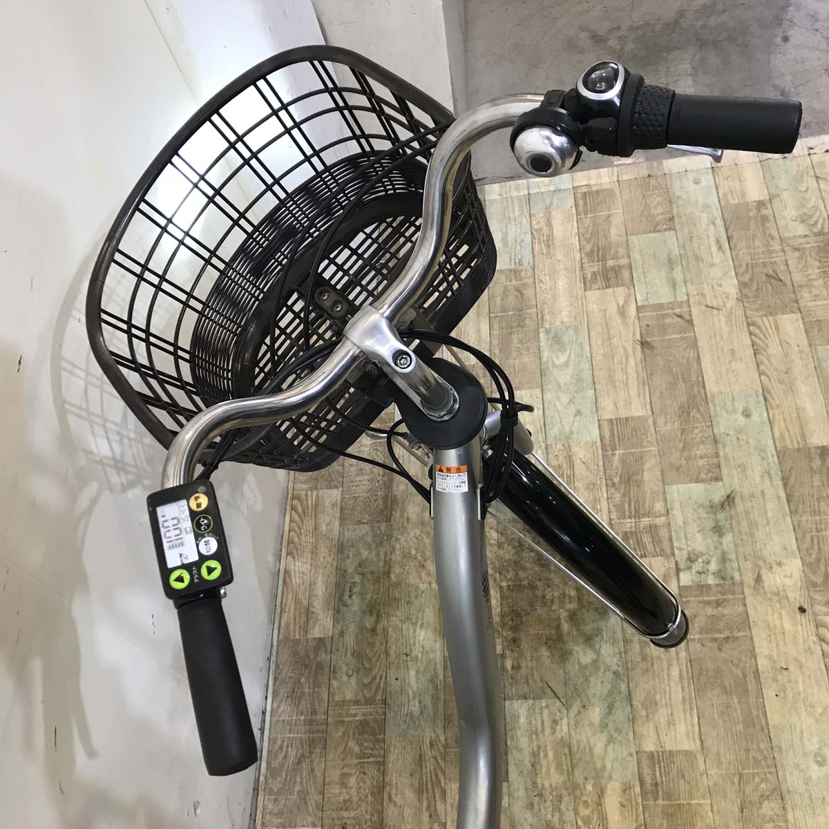 中古電動自転車 ヤマハ PAS With パス ウィズ シルバー 26インチ KF019