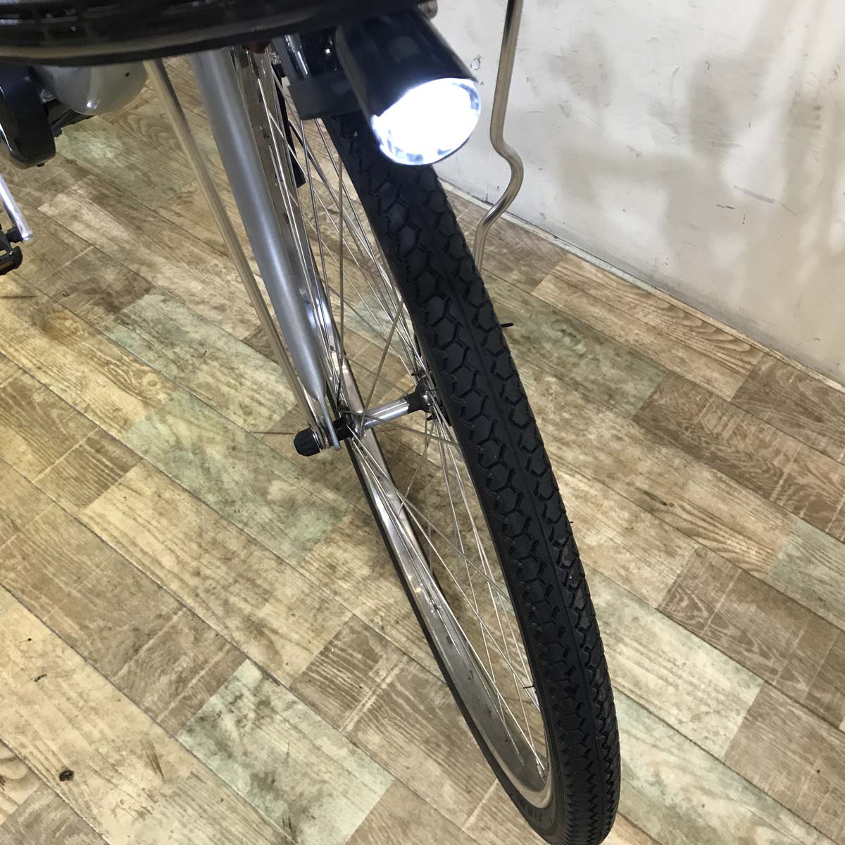 中古電動自転車 ヤマハ PAS With パス ウィズ シルバー 26インチ KF019