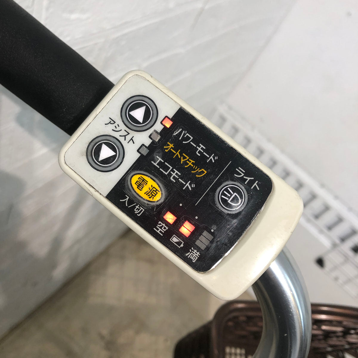 中古電動自転車 訳あり パナソニック ビビ DX ブラウン 26インチ YA103