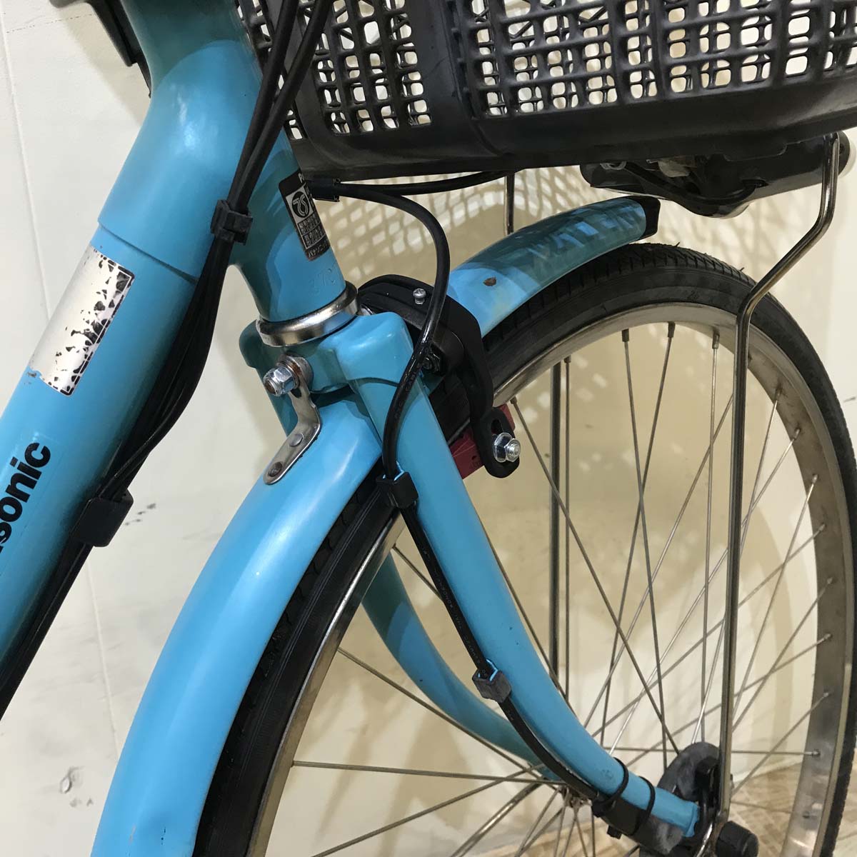 中古電動自転車 パナソニック ビビ スタイル DX ブルー 26インチ KZ158