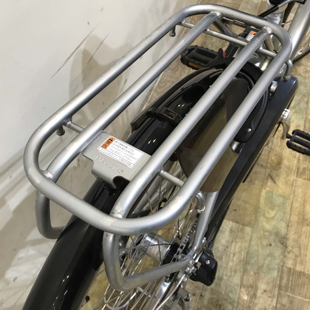 中古電動自転車 ヤマハ PAS With パス ウィズ シルバー 26インチ KF019