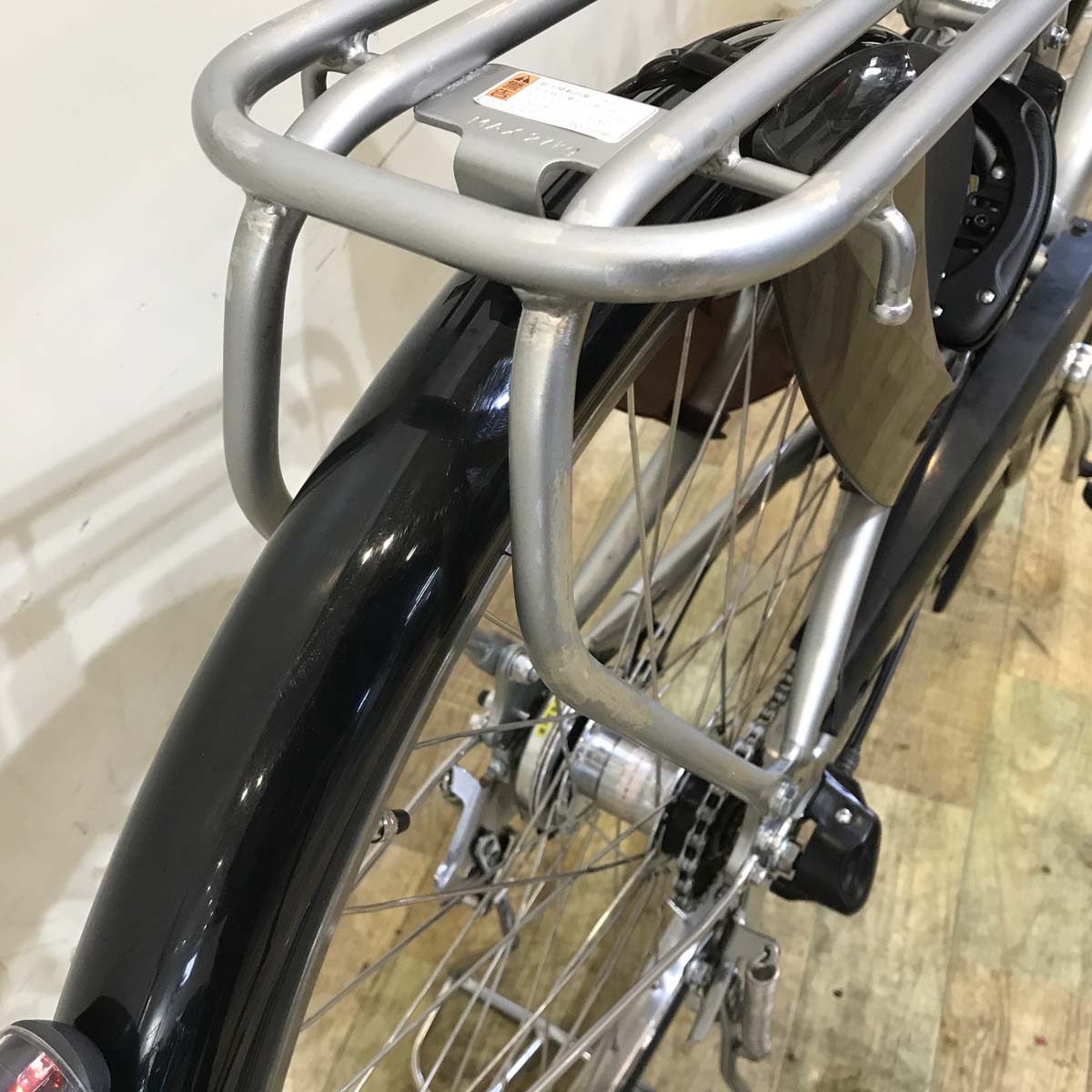 中古電動自転車 ヤマハ PAS With パス ウィズ シルバー 26インチ KF019