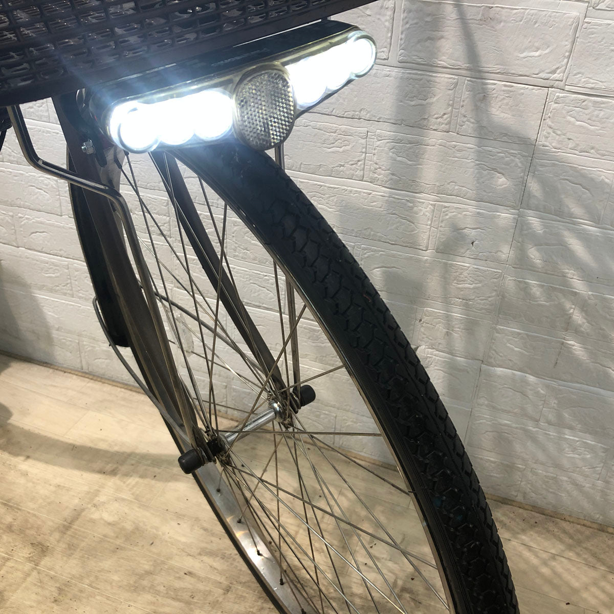 中古電動自転車 訳あり パナソニック ビビ DX ブラウン 26インチ YA103