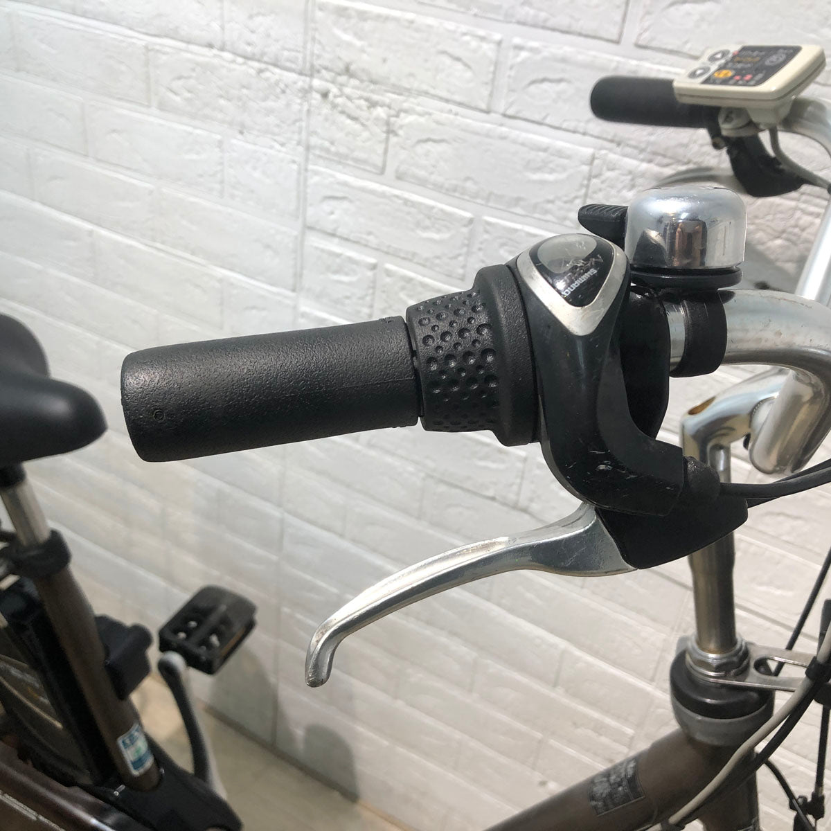 中古電動自転車 訳あり パナソニック ビビ DX ブラウン 26インチ YA103