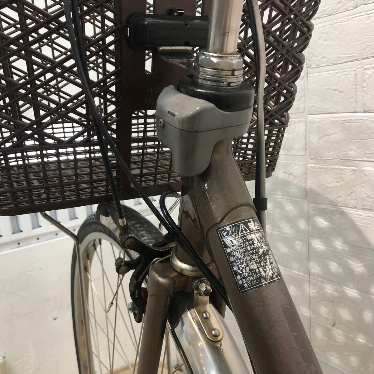 中古電動自転車 訳あり パナソニック ビビ DX ブラウン 26インチ YA103