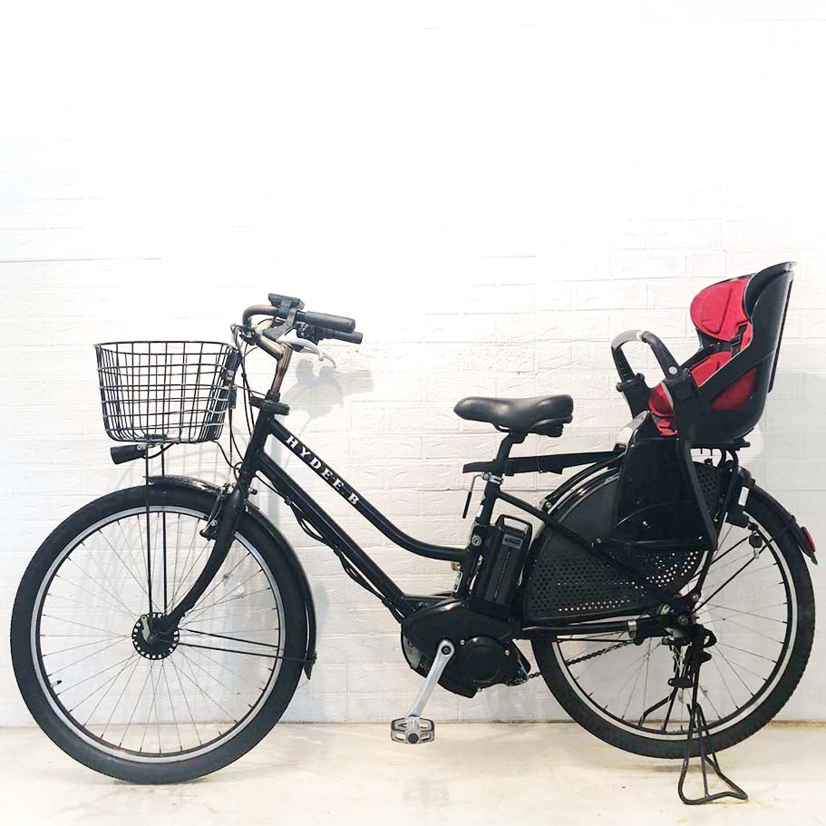 中古電動自転車 ブリヂストン ハイディB ブラック 26インチ YG023