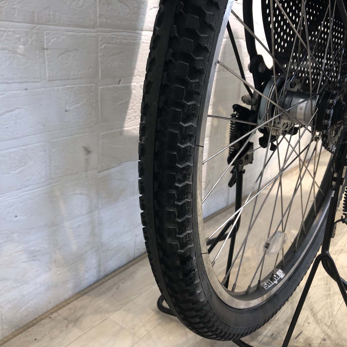 中古電動自転車 ブリヂストン ハイディB ブラック 26インチ YG023