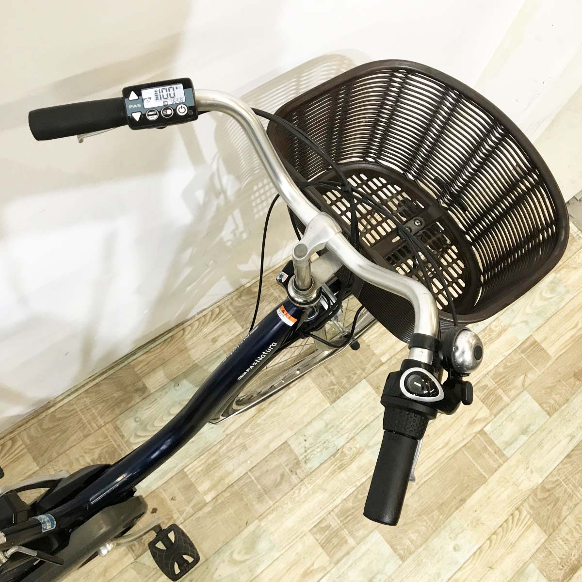 中古電動自転車 ヤマハ PAS ナチュラ ネイビー 26インチ KJ095