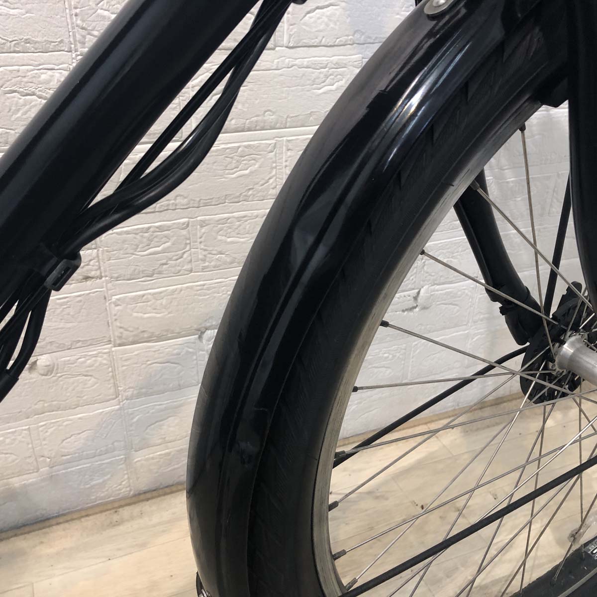 中古電動自転車 ブリヂストン ハイディB ブラック 26インチ YG023