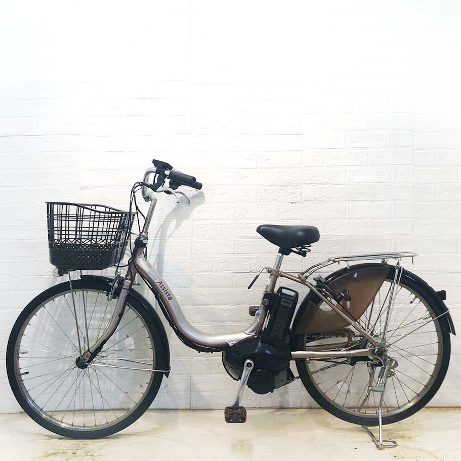 中古電動自転車 ブリヂストン アシスタDX ゴールド 24インチ YG024